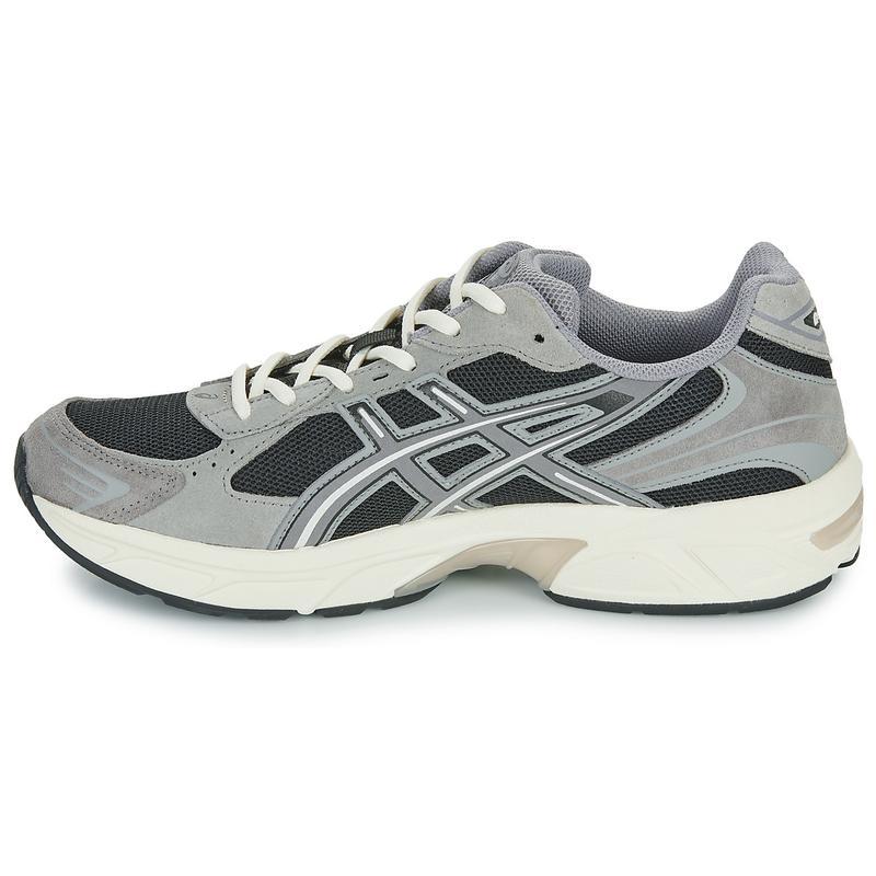 亚瑟士(ASICS)高帮皮革跑步鞋耐磨橡胶底运动鞋男