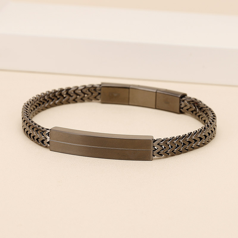 阿玛尼emporioarmani男士手环商务时尚简约男士手链鹰标个性手链男