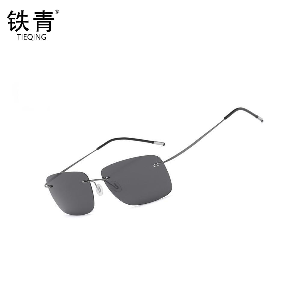 铁青无框偏光眼镜PG12 个