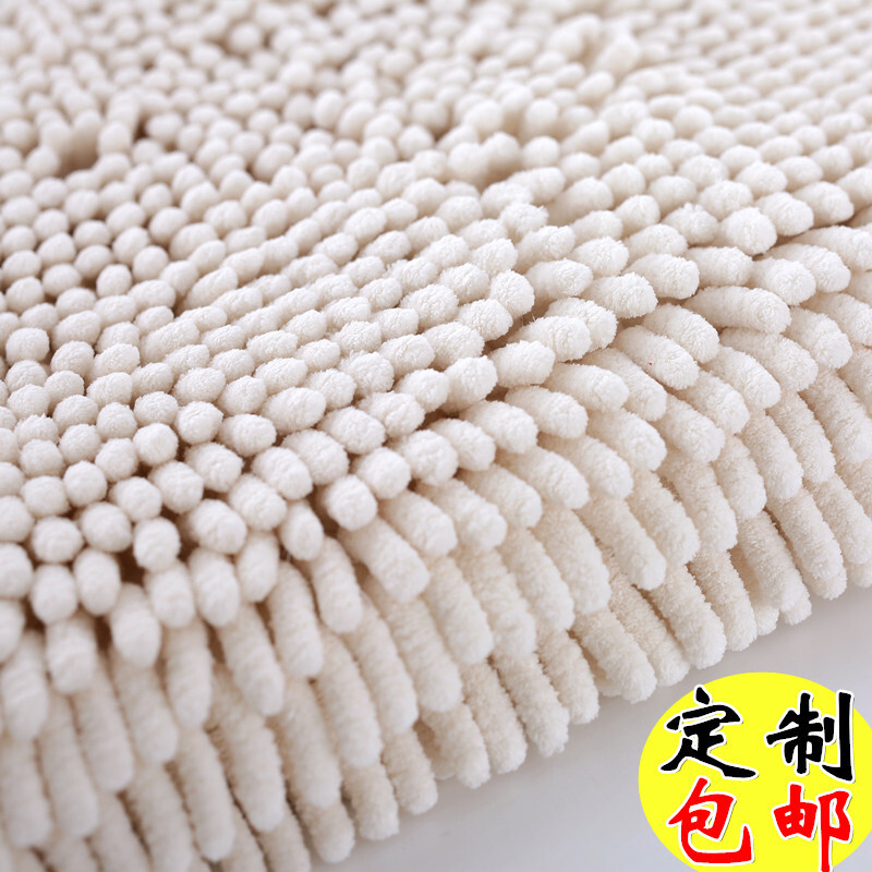 加密毛毛虫雪尼尔沙垫布艺定做欧式真皮沙毛绒坐垫防滑冬季