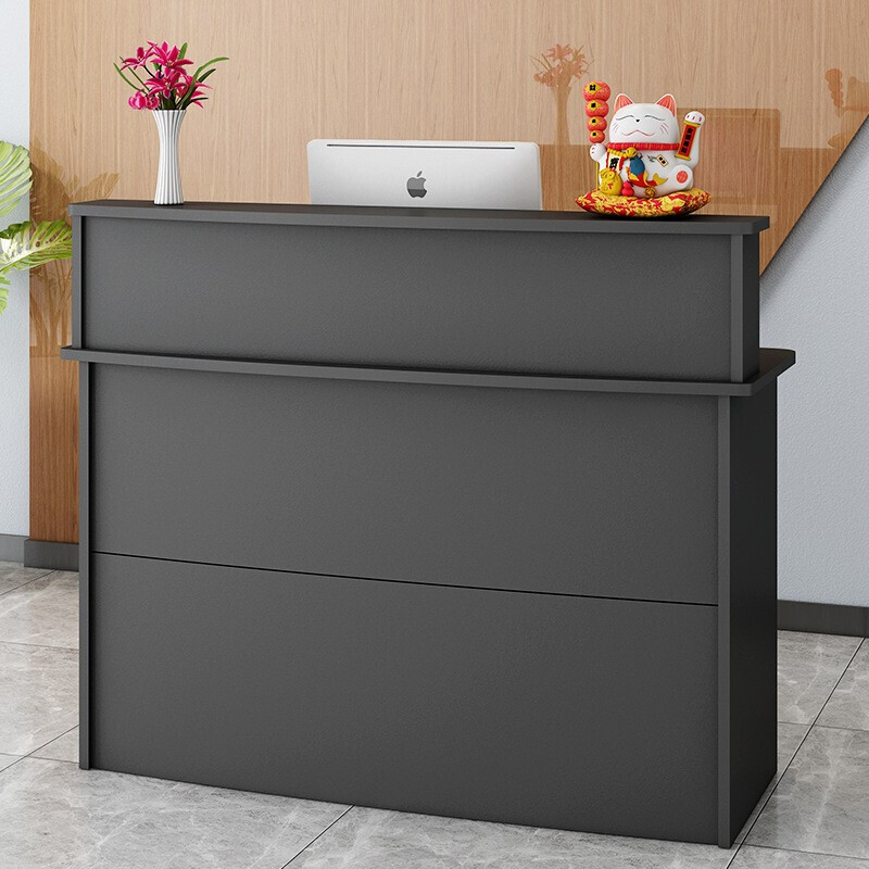 姬氏陆零现代简约收银台吧台桌柜美容院前台接待台小超市前台桌子商用