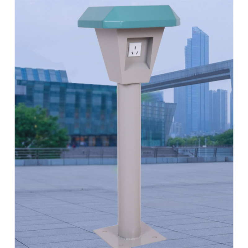 東美(DONGMEI)双路电动车充电桩 电瓶车充电桩 户外防雨立柱DM-1029