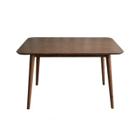 北欧实木餐桌 现代简约胡桃色