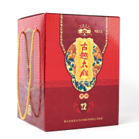 古越龙山 绍兴花雕黄酒 坛装糯米酒 十二年太雕五斤 2.5L礼盒坛装 送礼佳品