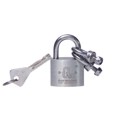 金岳 AZ23-40 铜锁芯 32*40*20mm 大半圆挂锁（计价单位：个）银色
