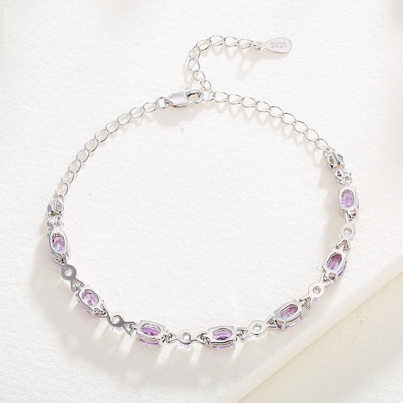 鑫铂尼925纯银手饰品七夕情人节礼物送女友告白银手链手环女生生日礼物送老婆银饰图片