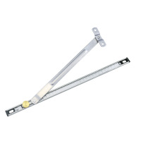 红鲸鱼 塑钢窗风撑 窗户限位器 1支 银色 12mm