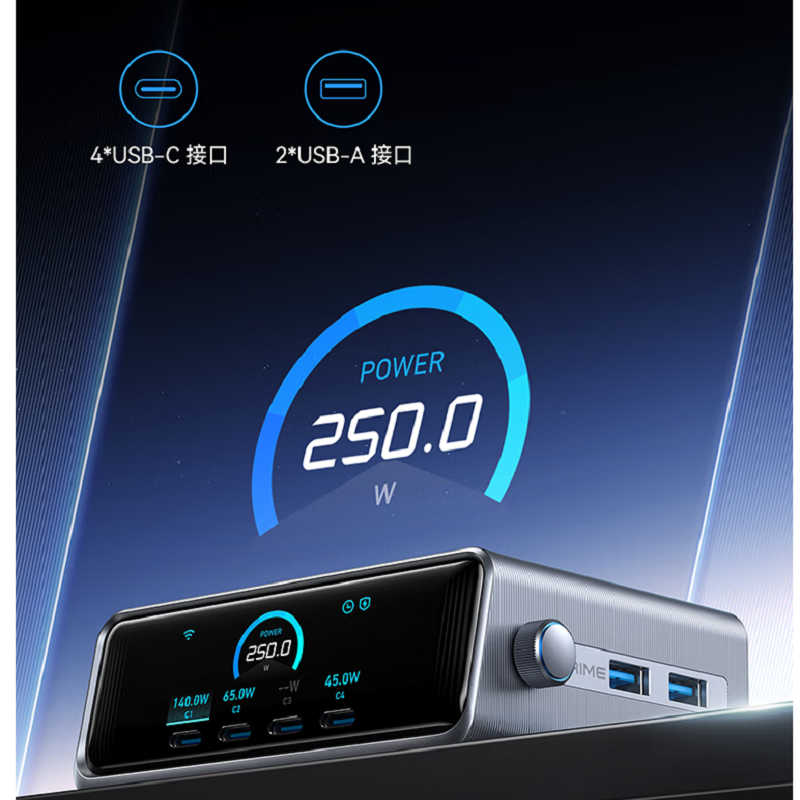 安克(anker)A2345 六口桌面充电器高清大图
