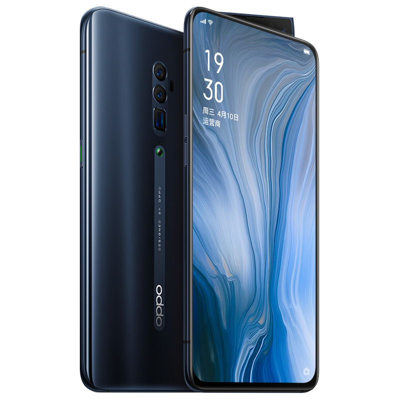 OPPO Reno 10倍变焦版 极夜黑 6G+256G 骁龙855 60倍数码变焦 5K视频录制 潜望式长焦镜头 全网通双卡双待拍照智能手机