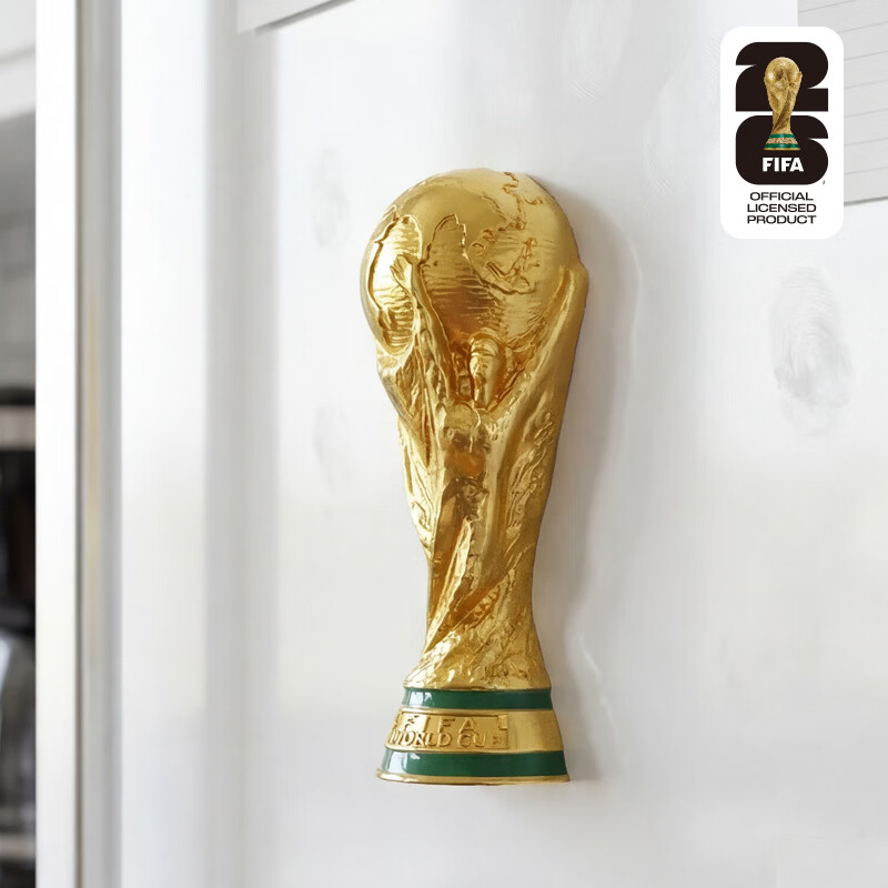 FIFA 2026美加墨世界杯官方纪念品45mm 2.5D金杯磁铁冰箱贴创意饰品大众版正版授权 F26-MT-0002高清大图