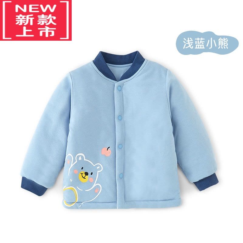 可莉允儿童棉服秋冬婴儿棉衣夹棉加厚上衣男童女童冬装宝宝棉袄内胆外套图片