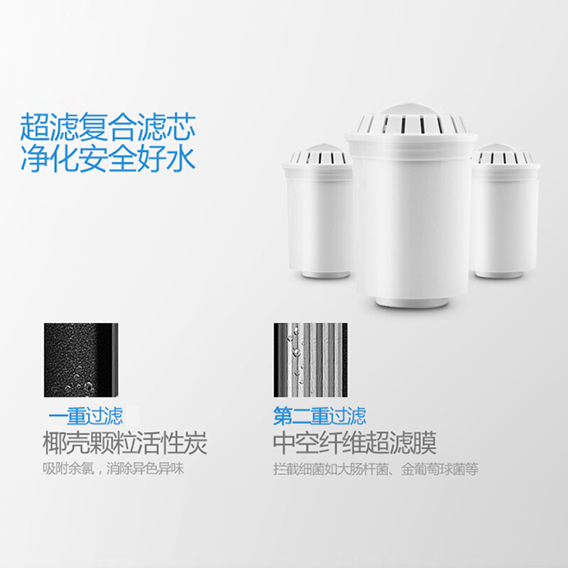 威世顿(viston)便携式家用净水壶2.5L
