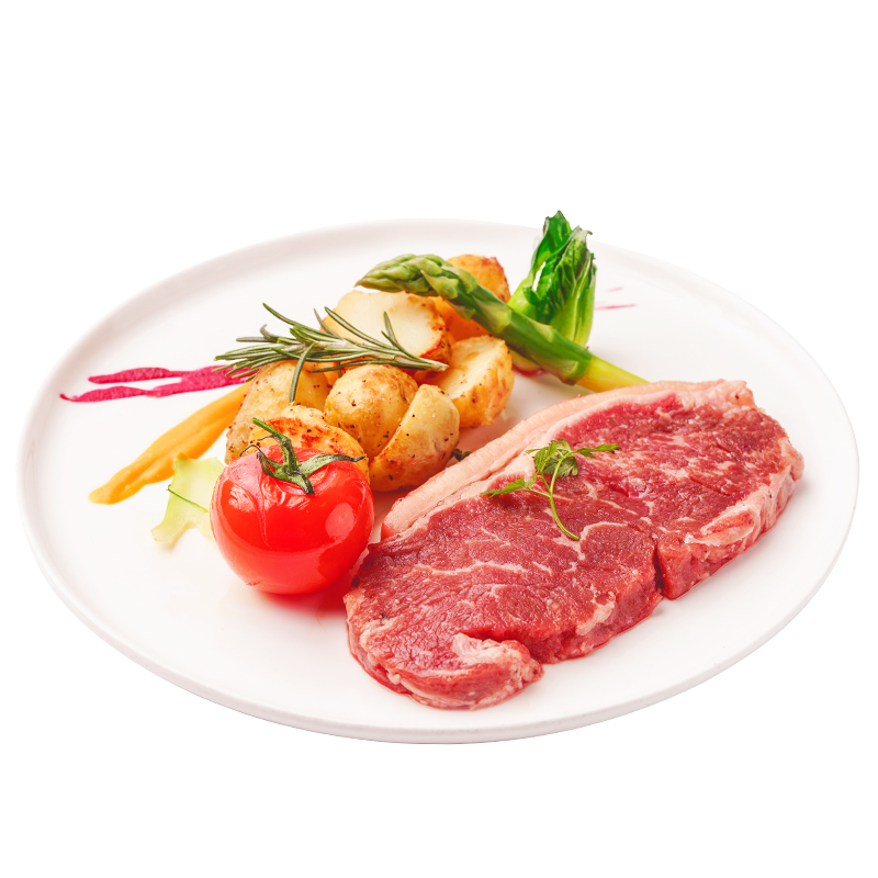 酣畅进口原肉整切腌制西冷牛排150g