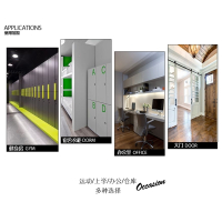 U型锁金属健身房会所更衣柜门锁抽屉工具箱门防盗密码锁挂锁 -E3302-4位蓝色