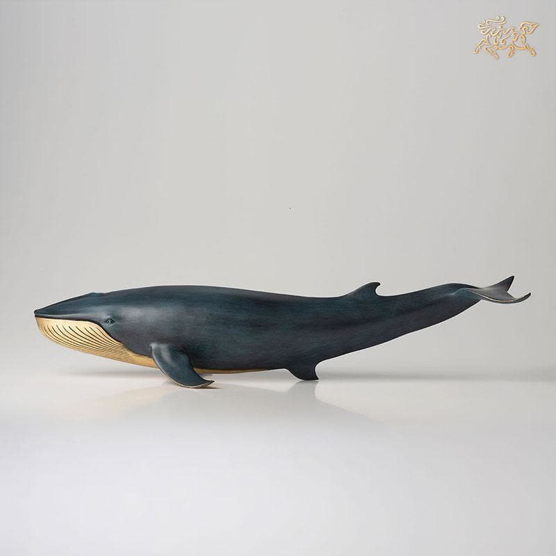 美帮汇全铜摆件《鲸鱼》家居 工艺品 装饰品 饰品 客厅摆件图片