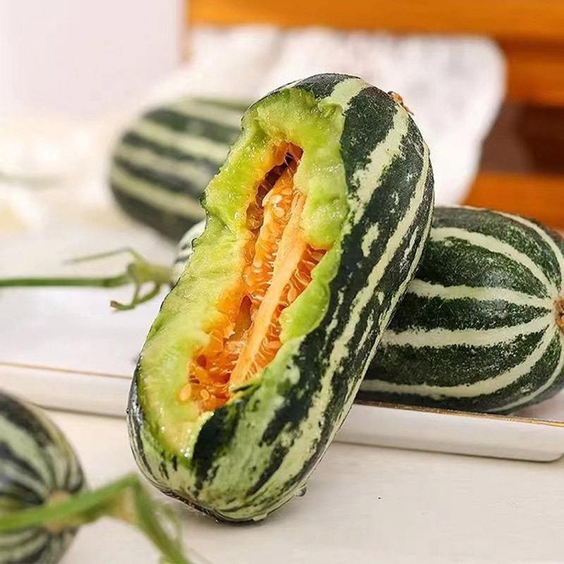 瓜界贵族现摘现发山东博洋9号羊角蜜瓜3斤装35个瓜汁蜜甜闻着香咬着脆