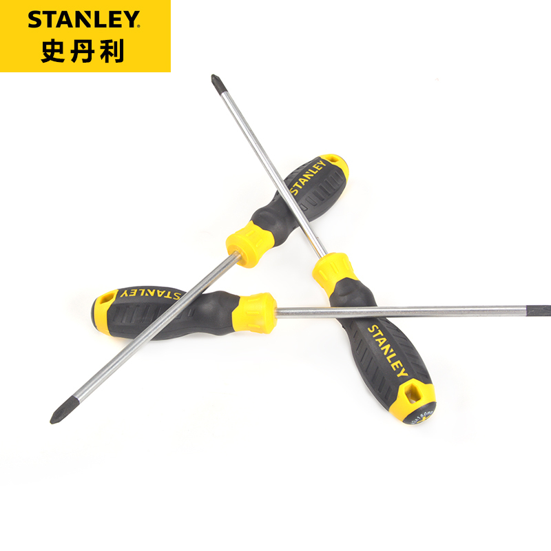 史丹利(STANLEY)60-811-23 B系列胶柄十字螺丝批PH2x150mm
