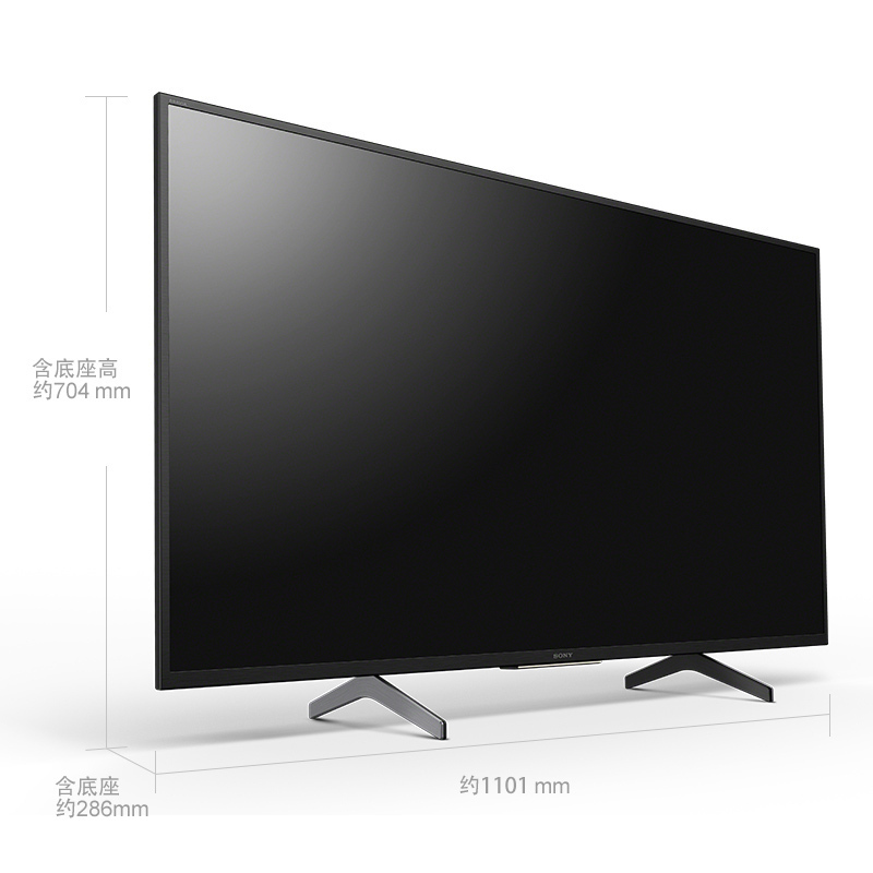 索尼(SONY)KD-49X8000H 49英寸 4K HDR 安卓智能液晶电视