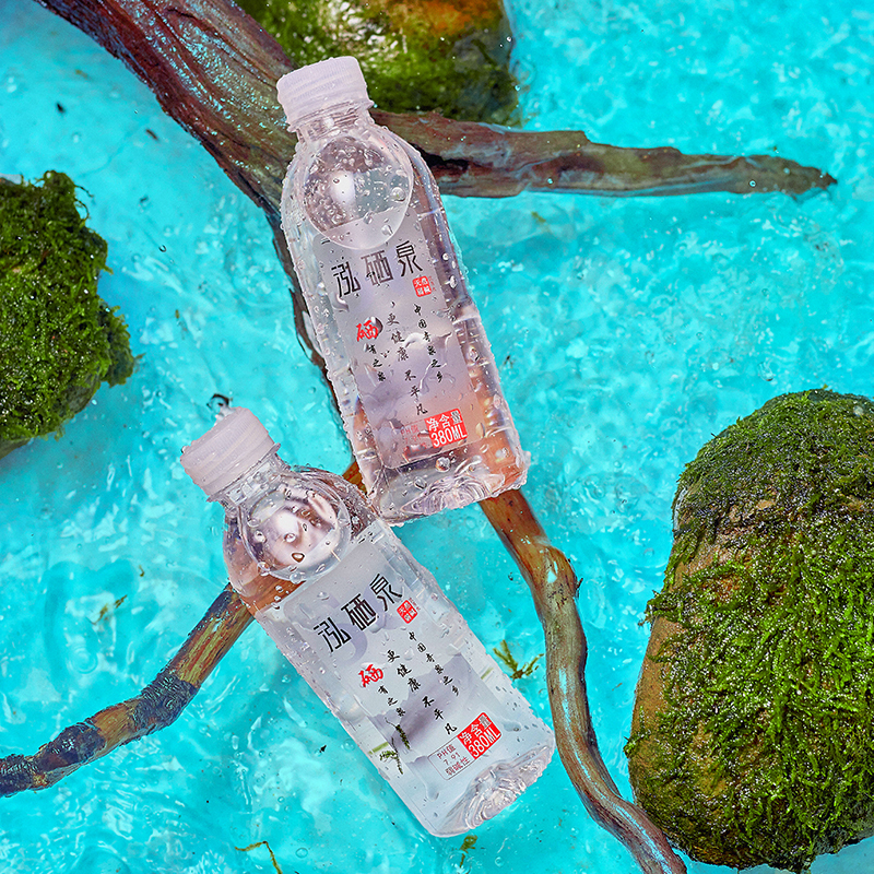 泓硒泉天然含硒矿泉水 家庭健康水 380ml*12瓶/箱