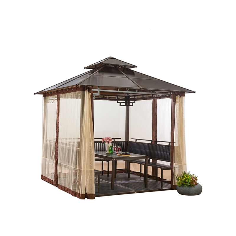 防雨户外凉亭帐篷别墅庭院桌椅遮阳棚迪玛森房子四角农家乐民宿露台