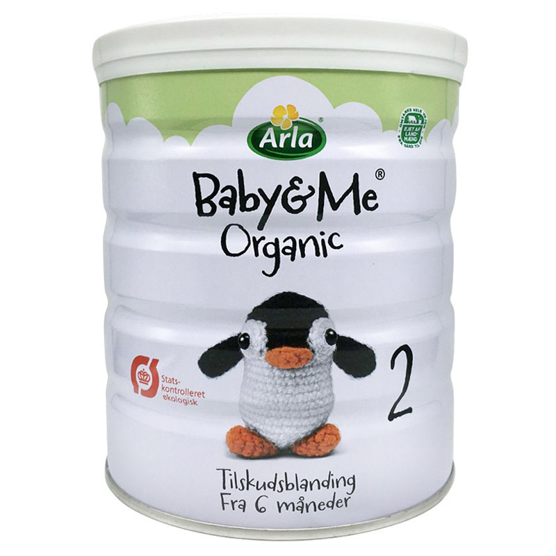 丹麦原装进口arla阿拉奶粉爱氏晨曦婴幼儿有机奶粉2段600克适合612个