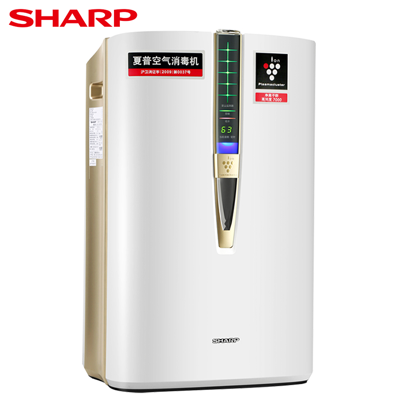 夏普(Sharp)空气净化器 KC-W380S-W1家用空气消毒机 消毒杀菌 除二手烟雾霾 母婴适用高清大图