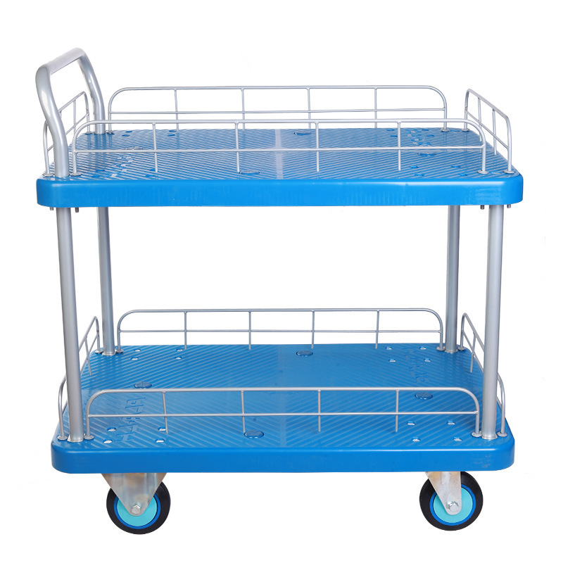 Uni-Silent 双层单扶手 护栏式 中静手推车 200KG PLA200Y-T2-HL2(单位:辆)