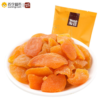 淘豆黄桃果干108g黄桃干水果蜜饯果脯休闲零食小吃