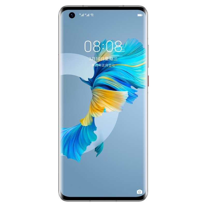 华为huawei华为mate40e5g全网通8gb256gb釉白色麒麟990e芯片超感知
