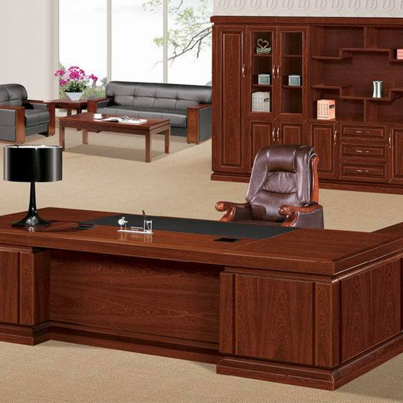 大央班台/办公桌B-3D321 3200W*1150D*780H 办公桌员工位单人办公桌组合简约现代办公室老板桌子高清大图