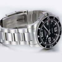 LONGINES 浪琴康卡斯潜水系列钢带男士机械表 L3.741.4.56.6