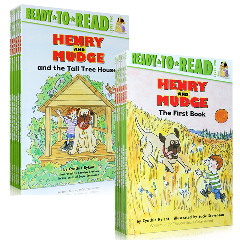 [正版]汪培珽第二阶段 Henry and Mudge 亨利和玛吉12本 英文原版绘本 ready to read 英语高清大图