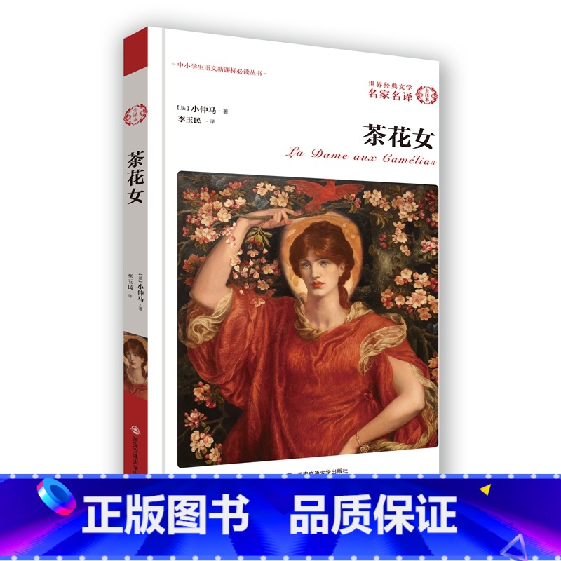 【正版】茶花女 原版 世 界名著小仲马原著无删减中译本完整版 初中生高中生青少年成人课外阅读 文学名著小说书书