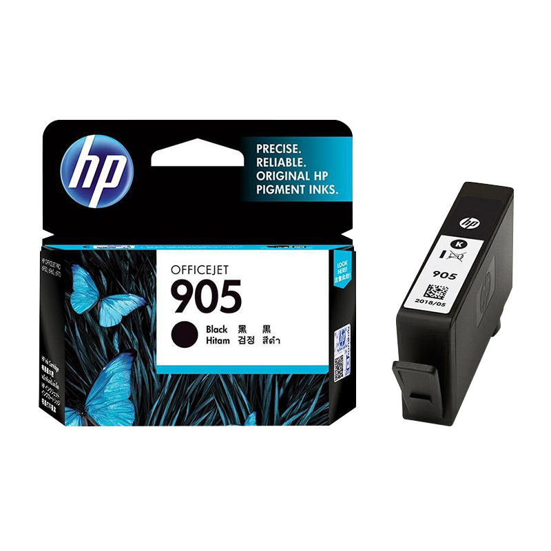 惠普(HP)T6M01AA 905 黑色彩色墨盒套装(适用OfficeJet 6960 6970)高清大图