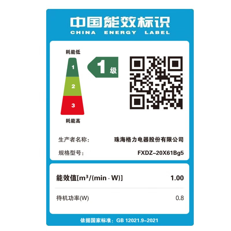 格力电风扇家用空气循环扇卧室办公立式落地扇直流变频遥控电扇轻音节能摇头空调伴侣循环风扇FXDZ-20X61Bg5高清大图
