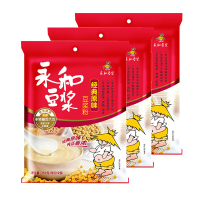永和豆浆350g*3袋原味速溶豆浆粉营养冲饮早餐非转基因大豆微甜粉共1050g