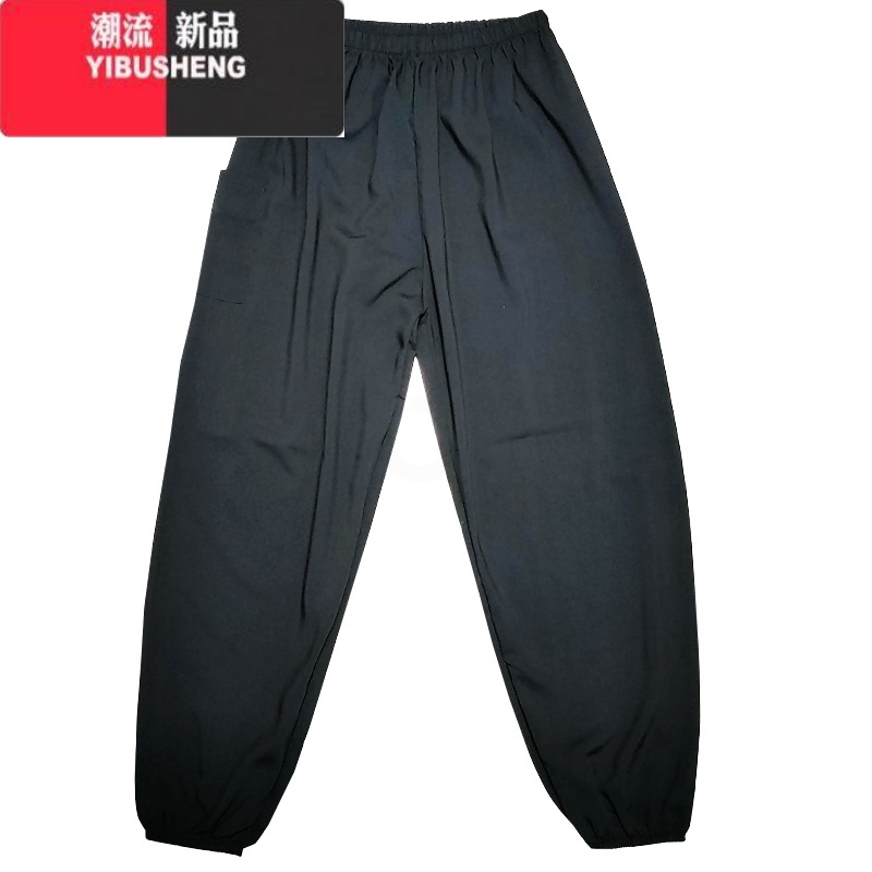 YIBUSHENG春季睡裤女棉绸裤绵绸裤长裤单裤休闲裤家居裤人造棉空调月子裤高清大图