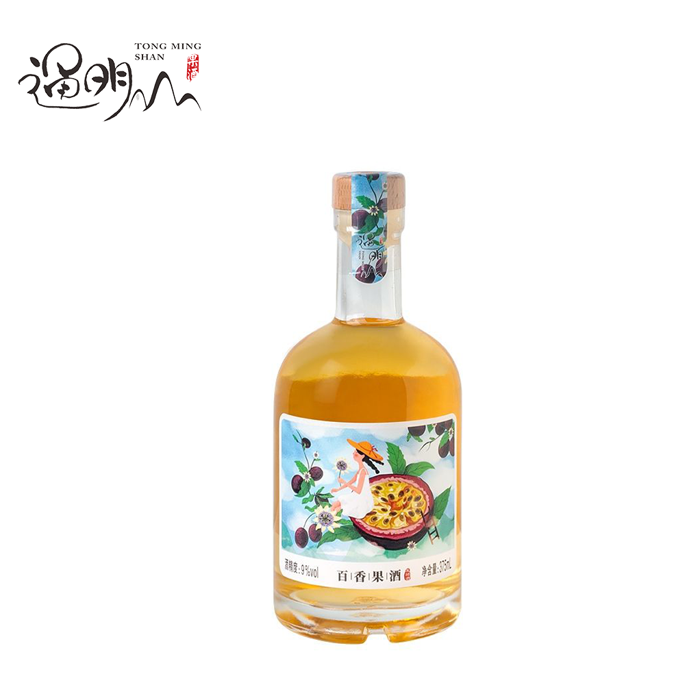 通明山低度甜酒晚安酒低度酒微醺果酒女士低度百香果酒375ml9度高清大图