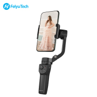 飞宇Vlogpocket2手机云台稳定器手持vlog防抖摄影直播神器 三轴小巧可折叠易收纳 黑色