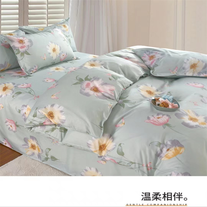 紫韵(四件套) 紫薇花开床饰套件(单位:床)高清大图