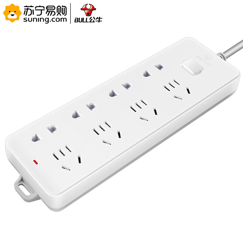 公牛(bull) 插座 GN-403 8位 5米