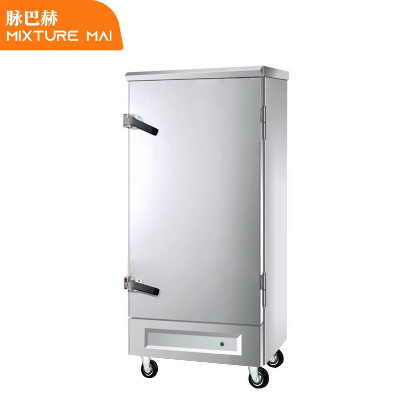 脉巴赫 商用经济型电气两用单门6盆220V蒸饭柜 食堂单位学校米饭包子馒头面食蒸柜车 MBH-J-6