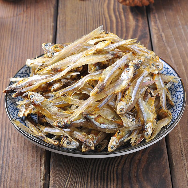 渔民自晒小公鱼500克海鲜干货小鱼干海燕鱼小鱼仔咸鱼干250克250克