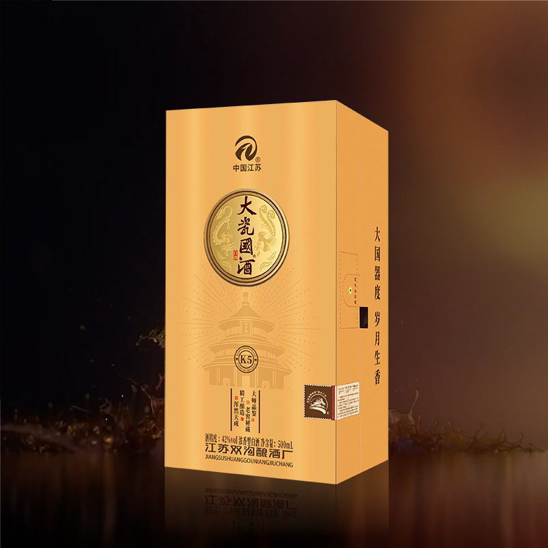大瓷国酒-K5 42%vol 浓香型白酒 500ml*4/箱 纯粮酿造高清大图