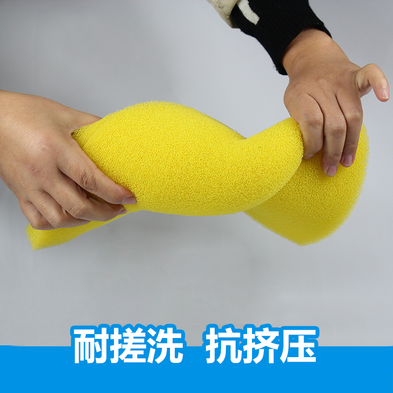 加厚生化棉 黑色生化棉色生化棉 鱼缸过滤棉 海棉过滤材料高清大图