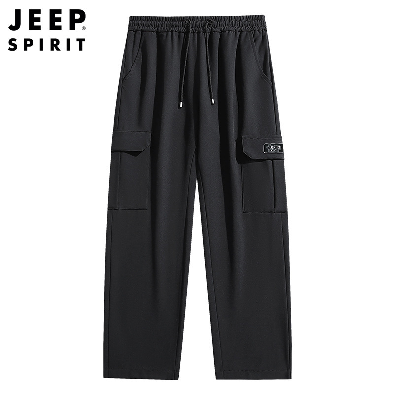 JEEP spirit吉普休闲裤冬季多口袋束脚运动百搭长裤子