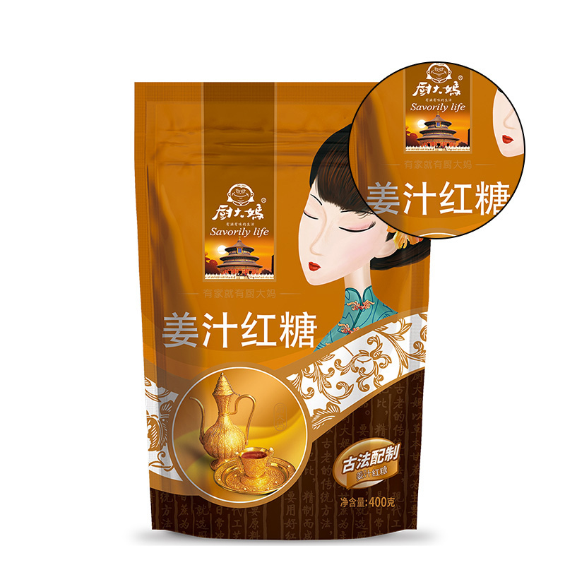 厨大妈姜汁红糖400g