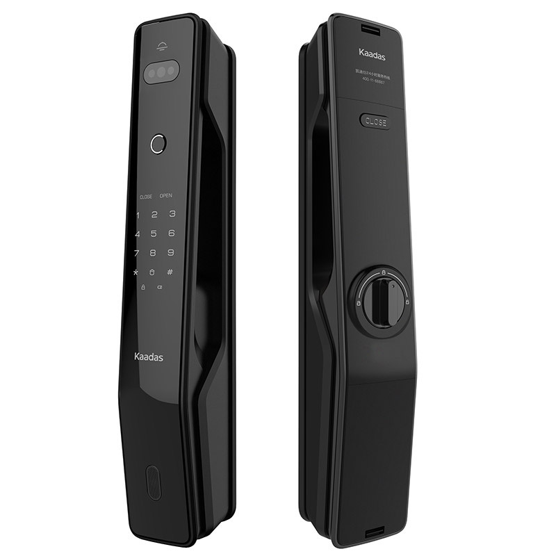 凯迪仕(Kaadas)智能锁K11Face指纹锁家用防盗门锁电子密码锁全自动推拉智能门锁人脸识别锁红古铜色