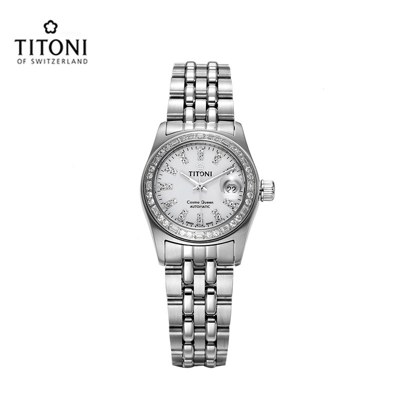 TITONI梅花宇宙系列机械表女表728S-DB-307