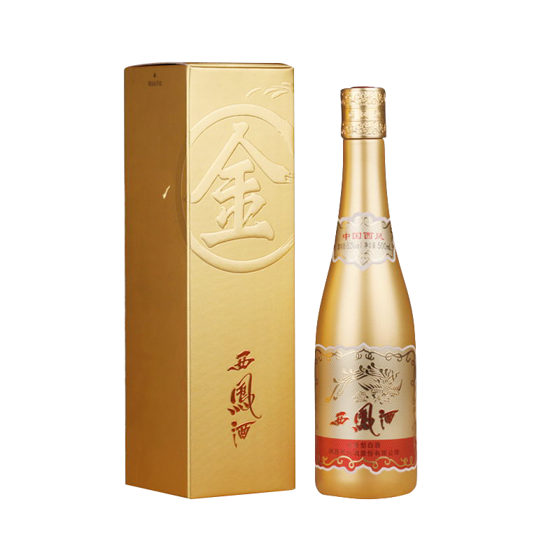 西凤 金西鳯 52度 500ml 凤香型白酒 白酒 单瓶装